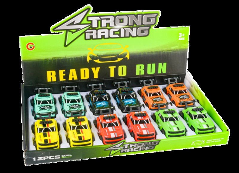 Turbo Carro Que Da Corda E Anda (12 Unidades)