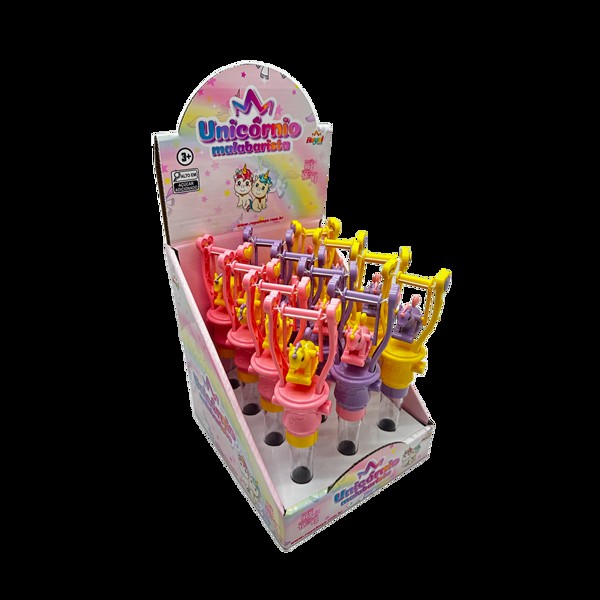 Unicórnio Malabarista C/ Balinhas Tutti Frutti - Cx C 12 Uni