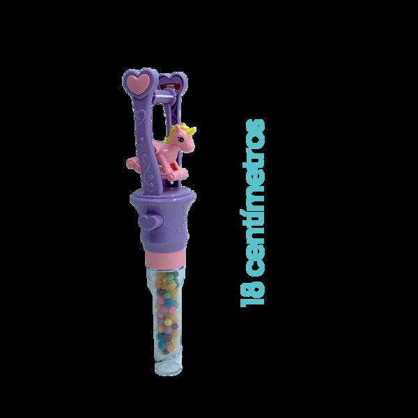 Unicórnio Malabarista C/ Balinhas Tutti Frutti - Cx C 12 Uni
