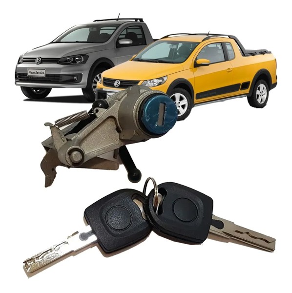 Cilindro Tampa Caçamba Com Chave Saveiro G5