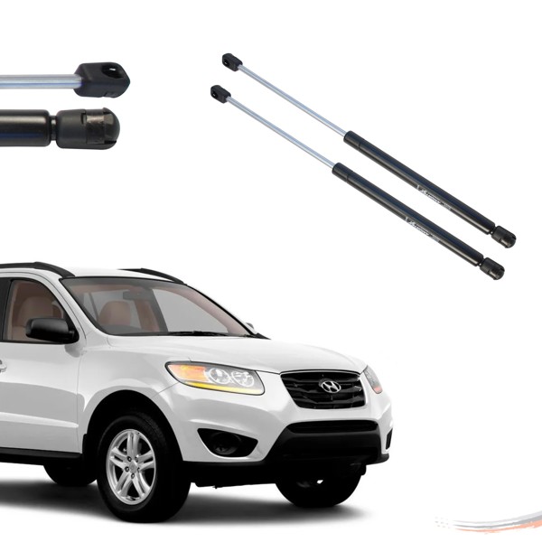 Par Amortecedores Capô Santa Fe G2 06 A 13