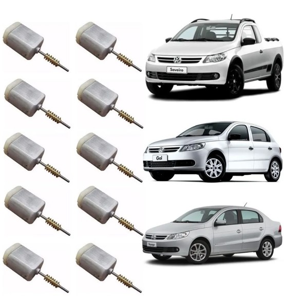 Micro Motor Para Fechadura Original Elétrica Gol G5 10 Unid - UN / 10