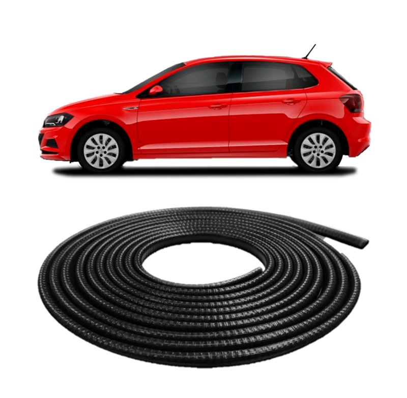 Borracha Galão Protetor Polo 4 Portas 10 Metros Casca Cobra