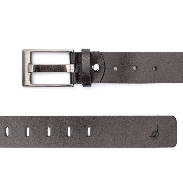 Cinto Masculino Social Couro Cromo Argentino Preto - GIB070CRMPTO