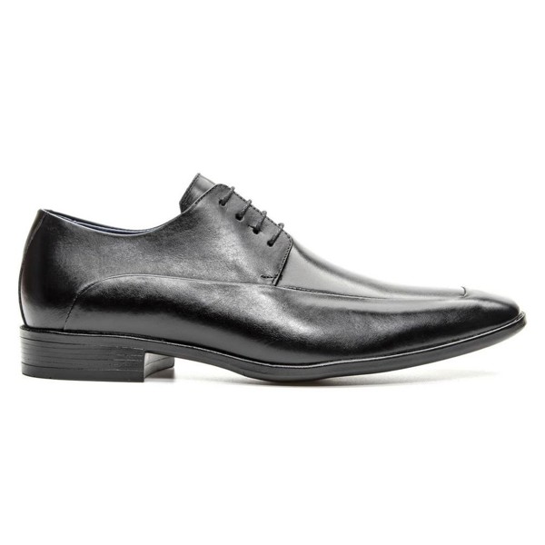 Sapato Masculino Derby Italiano Couro Preto - GIB2755NTPTO
