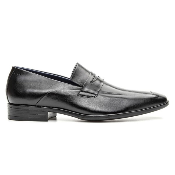 Mocassim Masculino Loafer Couro Preto - GIB2758NTPTO Cor:Preto;Tamanho:37;Gênero:Masculino