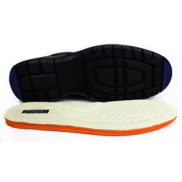 Sapato Casual Conforto Couro Floater Preto - GP3040FLOPTO