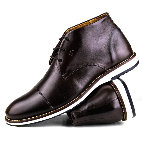 Coturno Casual Masculino Comfort Café - MLG8007COCFE