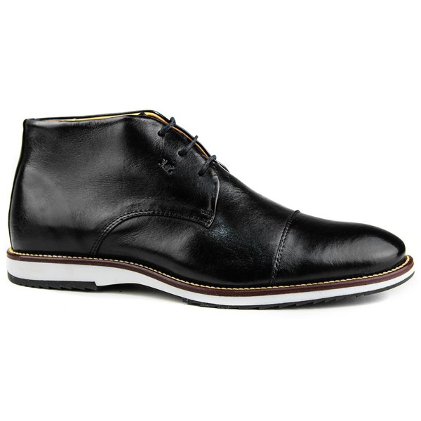Coturno Casual Masculino Comfort Preto - MLG8007COPTO
