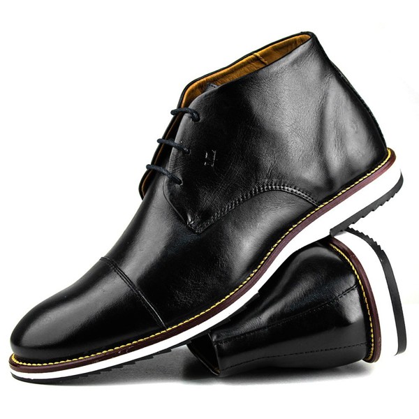 Coturno Casual Masculino Comfort Preto - MLG8007COPTO