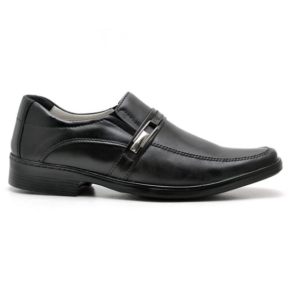Sapato Conforto Couro Masculino  011 - RT0011MSTPTO Cor:Preto;Tamanho:37;Gênero:Masculino