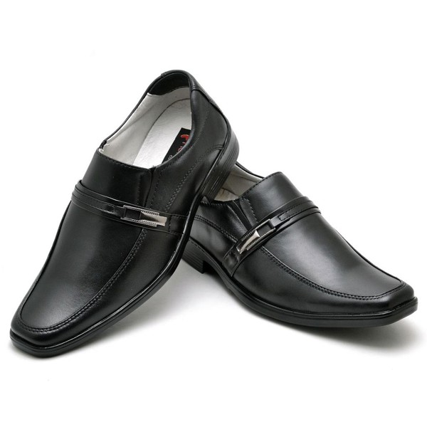 Sapato Conforto Couro Masculino  011 - RT0011MSTPTO Cor:Preto;Tamanho:37;Gênero:Masculino