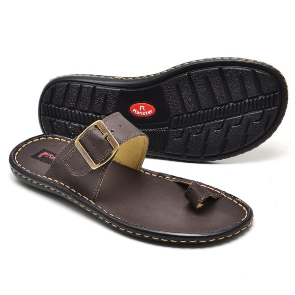Chinelo Masculino Conforto Couro - RT0803FLYCFE