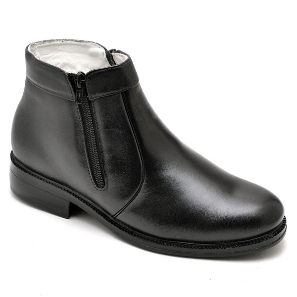 Botina Casual Conforto Couro de Carneiro Preto - RT1500MSTPTO Cor:Preto;Tamanho:37;Gênero:Masculino