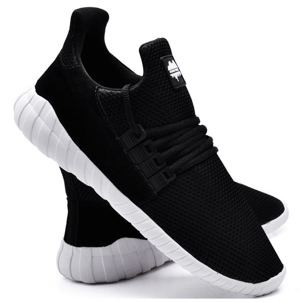 Tênis Caminhada Confortável Preto - SD15001PTWHT