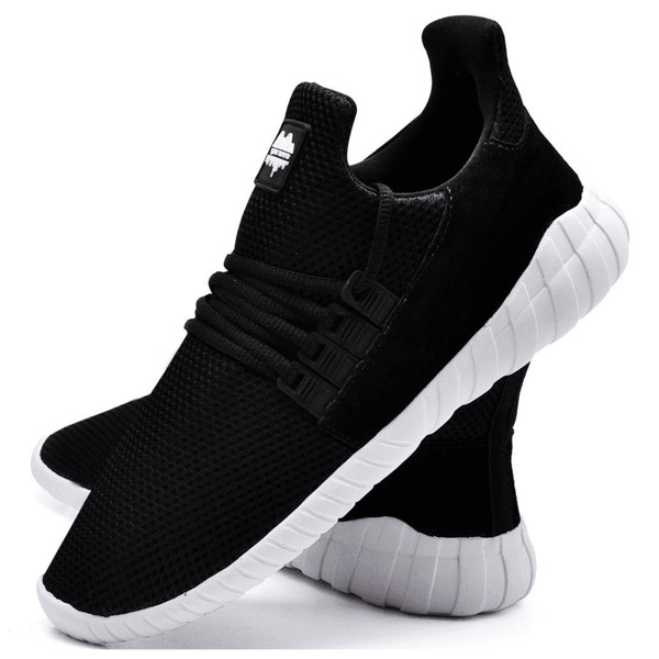 Tênis Caminhada Confortável Preto - SD15001PTWHT