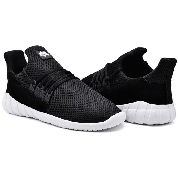 Tênis Caminhada Confortável Preto - SD15001PTWHT