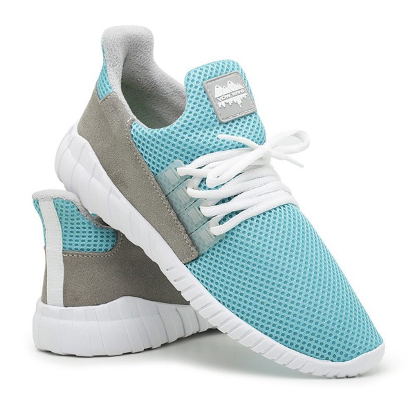 Tênis Caminhada Feminino Confortável Azul Celeste - SD15002AZCEL