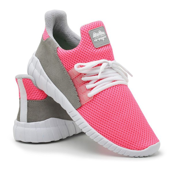Tênis Caminhada Feminino Confortável Pink - SD15002PPINK