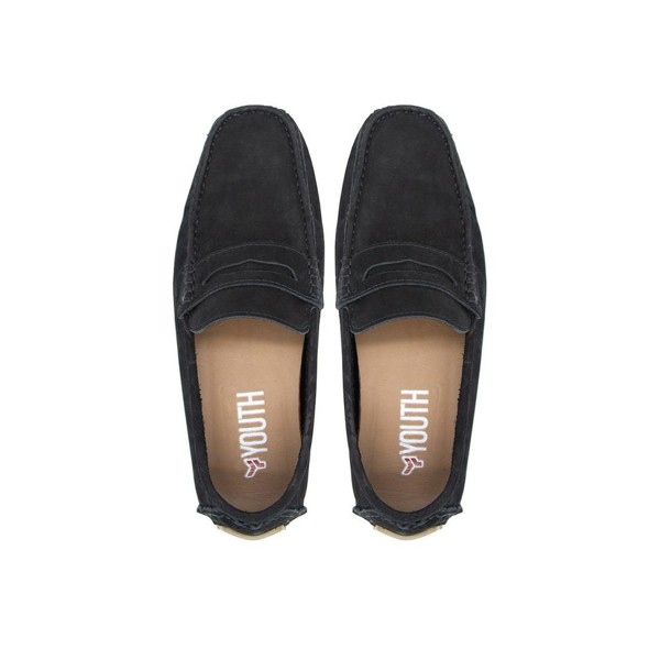 Mocassim Youth Couro Nobuck Preto 16005 - YTH16005PRET