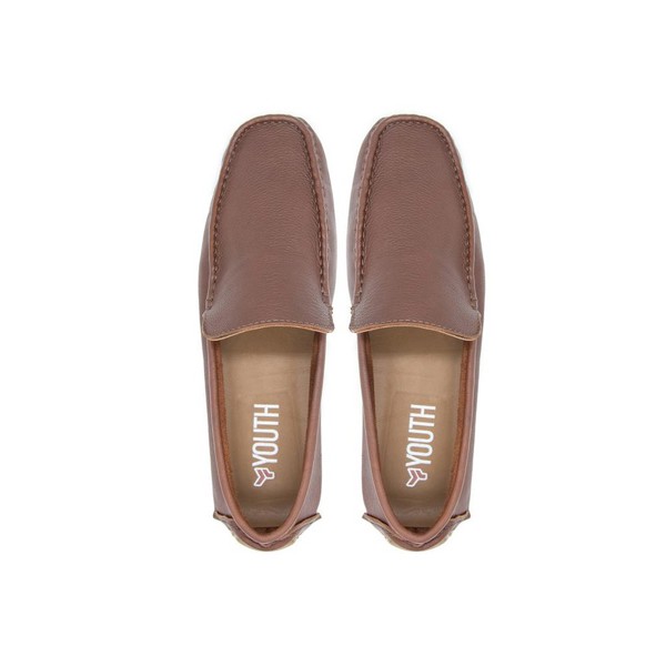 Mocassim Youth Couro Marrom Claro 16007 - YTH16007FLPH