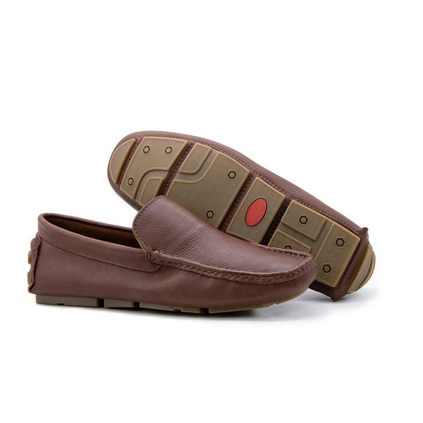 Mocassim Youth Couro Marrom Claro 16007 - YTH16007FLPH