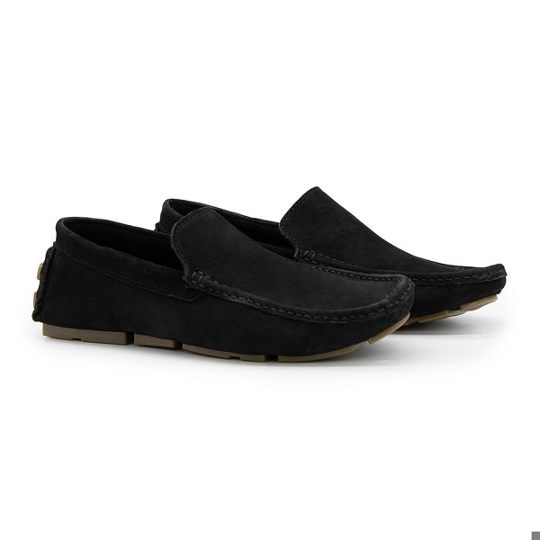 Mocassim Youth Couro Nobuck Preto 16007 - YTH16007PRET Tamanho:39