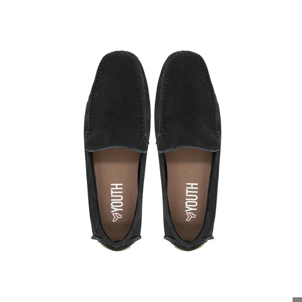 Mocassim Youth Couro Nobuck Preto 16007 - YTH16007PRET Tamanho:39