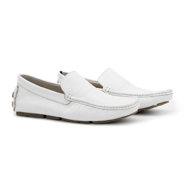 Mocassim Youth Couro Floater Branco - YTH16007BRAN Mocassim Youth Couro Nobuck Branco 16007 Tamanho:37