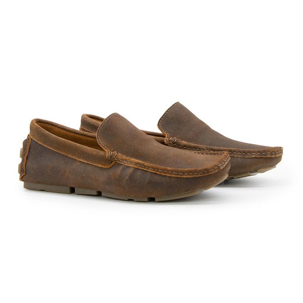 Mocassim Youth Couro Resinado Ferrugem 16007 - YTH16007FERR Tamanho:39