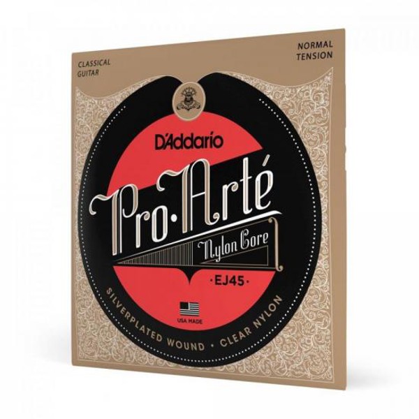 Encordoamento Violão Nylon Tensão Media Pro-Arte Nylon Core EJ45 D Addario