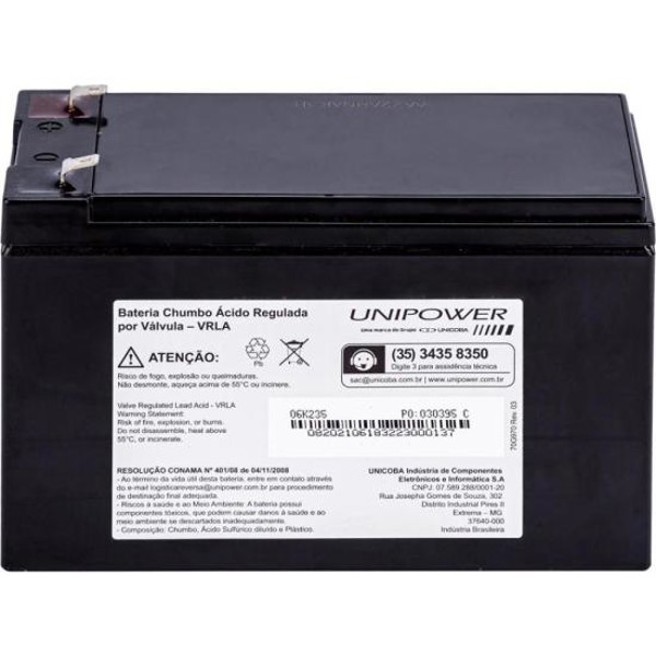 Bateria Estacionária Selada 12V 9Ah VRLA UP1290 Unipower