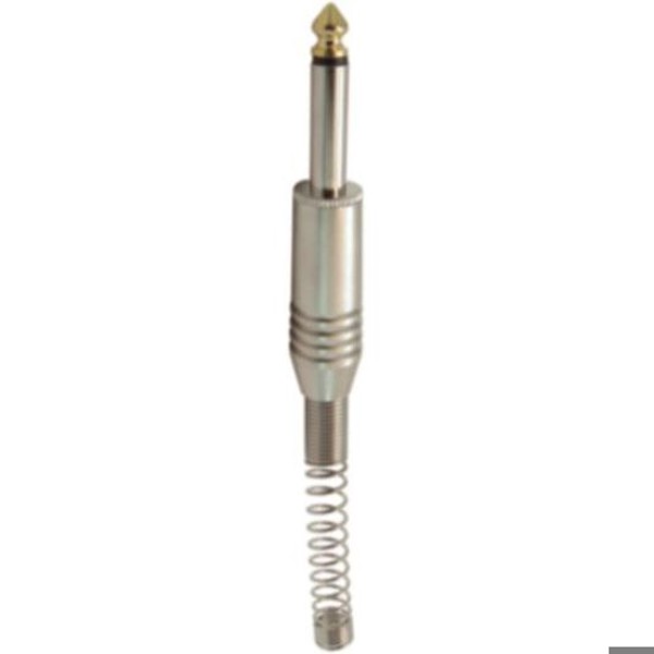 Plug P10 Mono Profissional Com Mola Genérico Storm - DEZ / 10