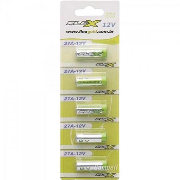 Pilha Alcalina 12V 27A (C/5 Pilhas) Flex - CAR / 5
