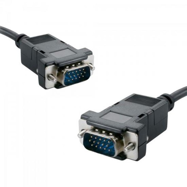 Cabo VGA HDB15M x HDB15M 10 MT Preto Com Filtro Storm