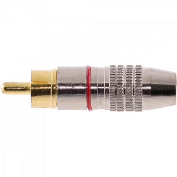 Plug RCA Profissional PGRC0013 Vermelho Storm - DEZ / 10