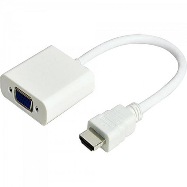 Conversor HDMI x VGA Com Áudio Branco Storm