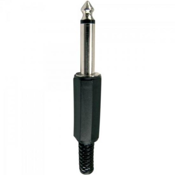 Plug P10 Mono 141014 Genérico Preto Storm - DEZ / 10