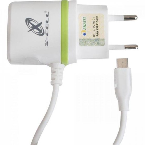 Carregador Ultra Micro USB XC-V8-GLX Branco X-Cell Flex