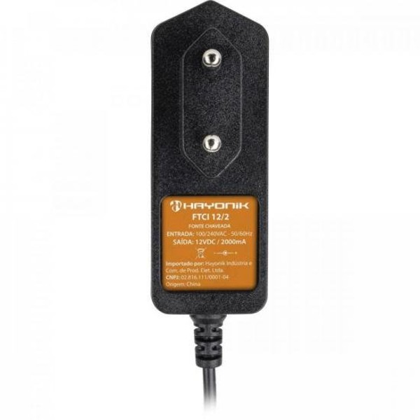 Fonte Chaveada Hayonik FTCI 12/2A P4 12VDC 2A Bivolt