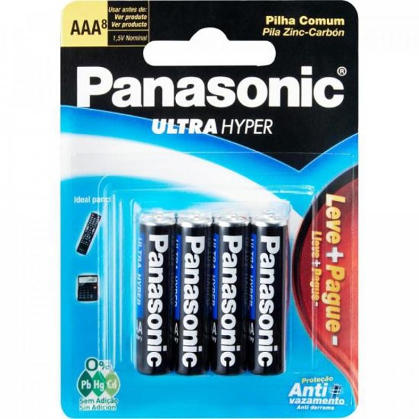 Pilha Zinco 1,5V AAA R03UAL/L8P6 (C/8 Pilhas) Panasonic - CAR / 8