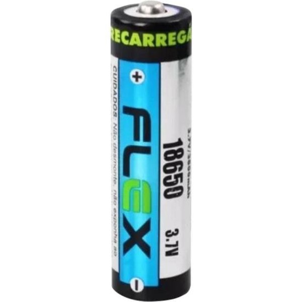 Bateria Recarregável Lithium 3,7V 3800mAh FX-L18650 Flex