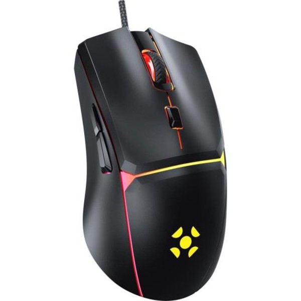 Mouse Gamer Fortrek Crusader 12800Dpi Preto