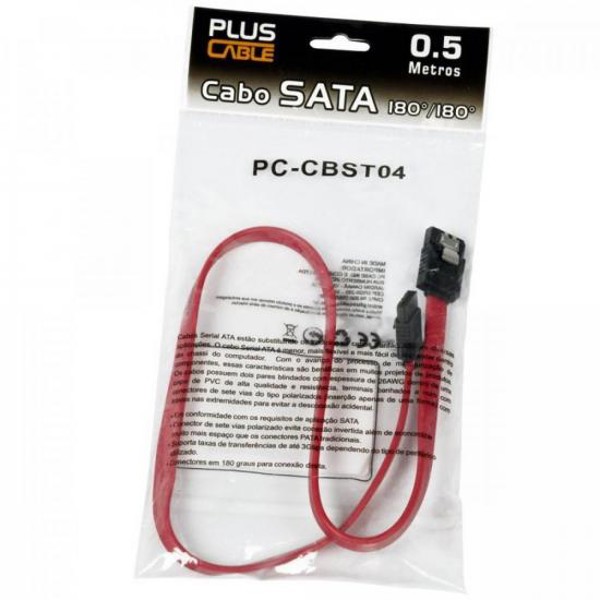 Cabo de Dados Sata 50cm PC-CBST04 Plus Cable - PCT / 10