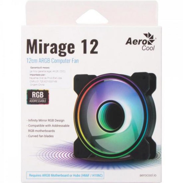 Cooler Fan Aerocool Mirage 12 ARGB