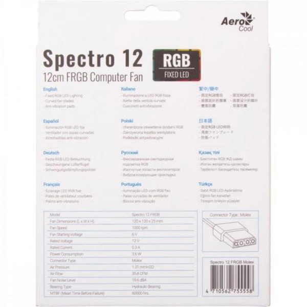 Cooler Fan Aerocool Spectro 12F FRGB