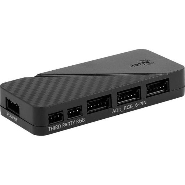 Hub Controlador de Fan Aerocool H66F RGB