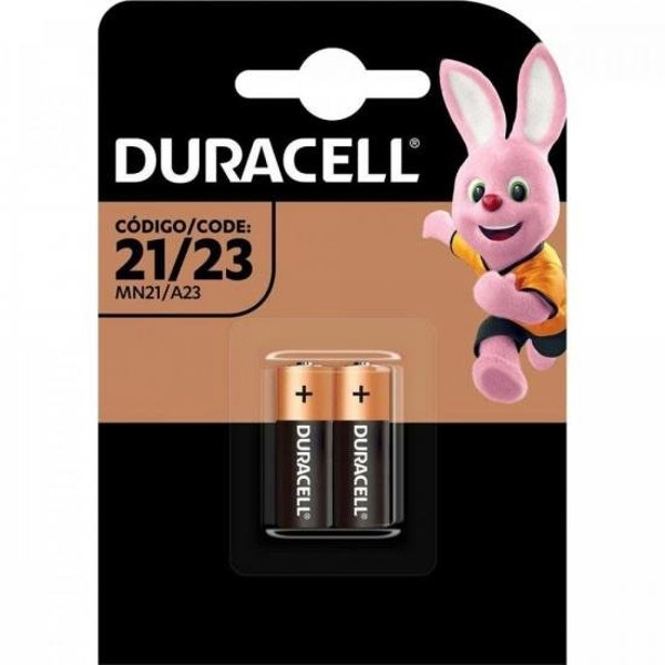 Pilha Alcalina 12v MN21/A23 (C/2 Pilhas) Duracell 
