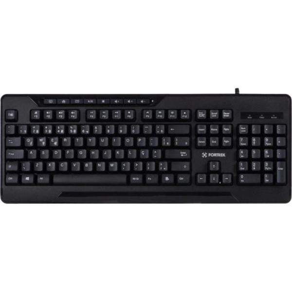 Teclado Multimídia Fortrek OLK101 Preto FK 423K