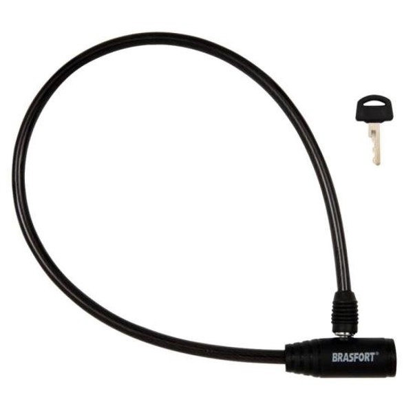 Cadeado Para Bicicleta Brasfort 8MMX60CM Com Chave
